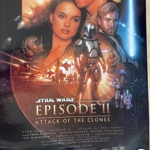 Star Wars movie poster episode 2